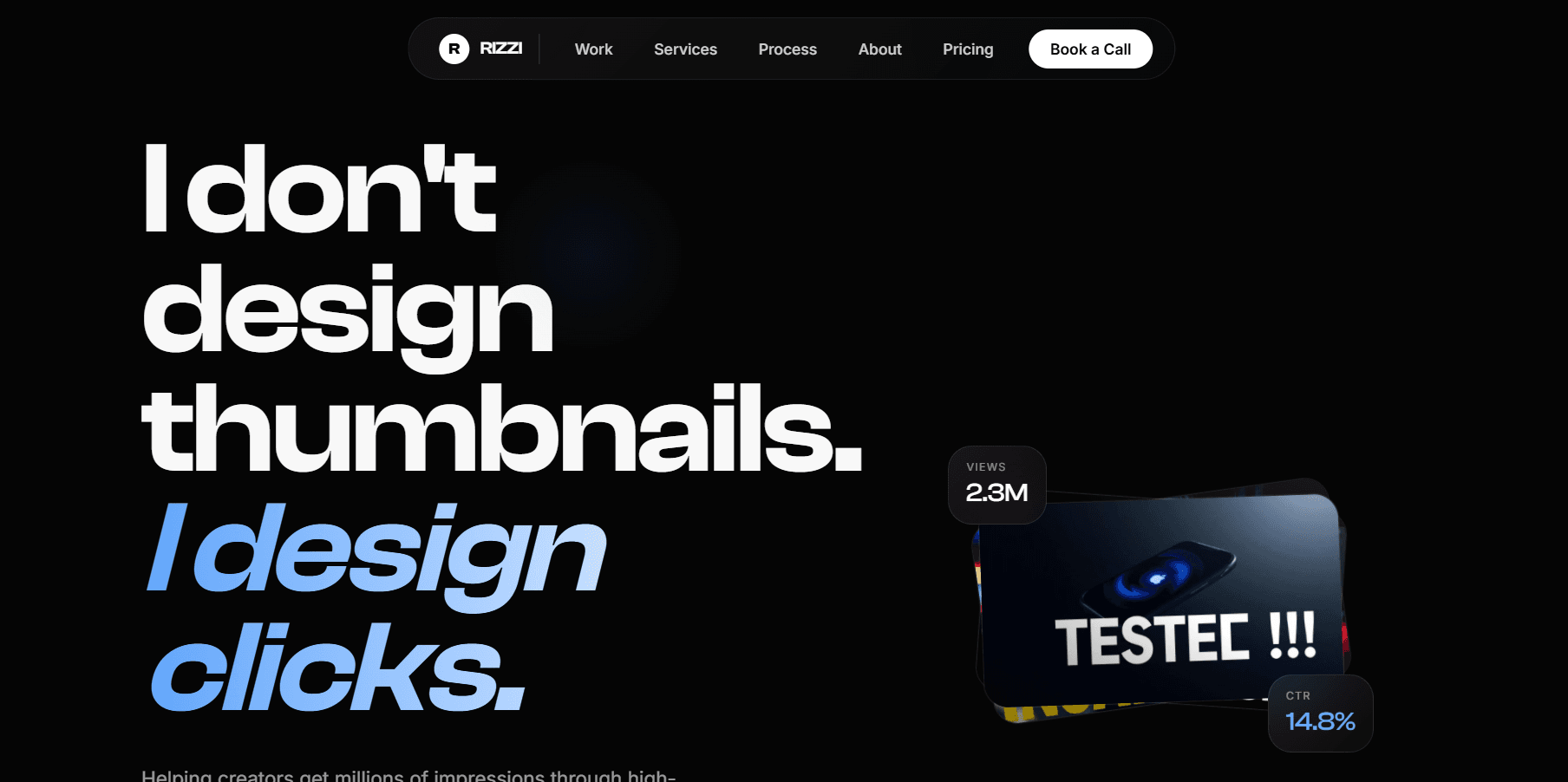 RIZZI Thumbnail Portfolio